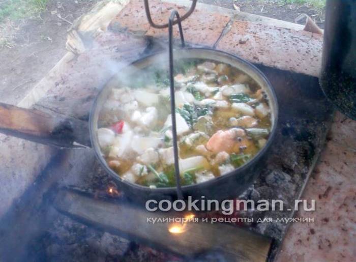 юшка з голови форелі