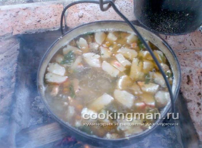 рецепт юшки з форелі