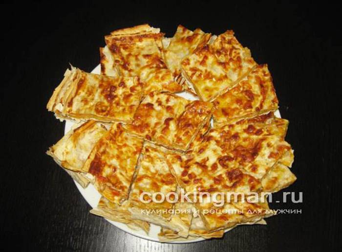 Лаваш запечений із сиром